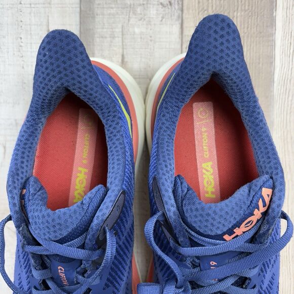 Hoka One One Clifton 9 Women's Size 8.5 B Running Shoes Athletic Sneakers Blue - Picture 9 of 13